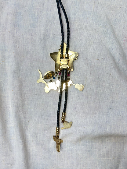 1980s Cowboy Charm Bolo Tie