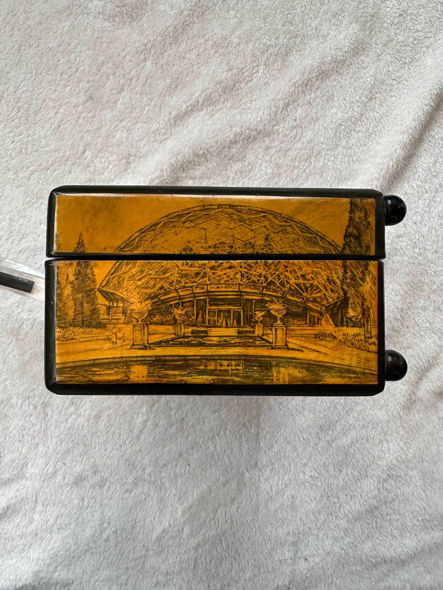 1974 Scenes of St. Louis Decoupage Purse